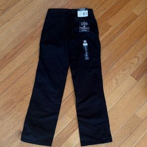 Chaps Boys' Black nwt pants , cotton